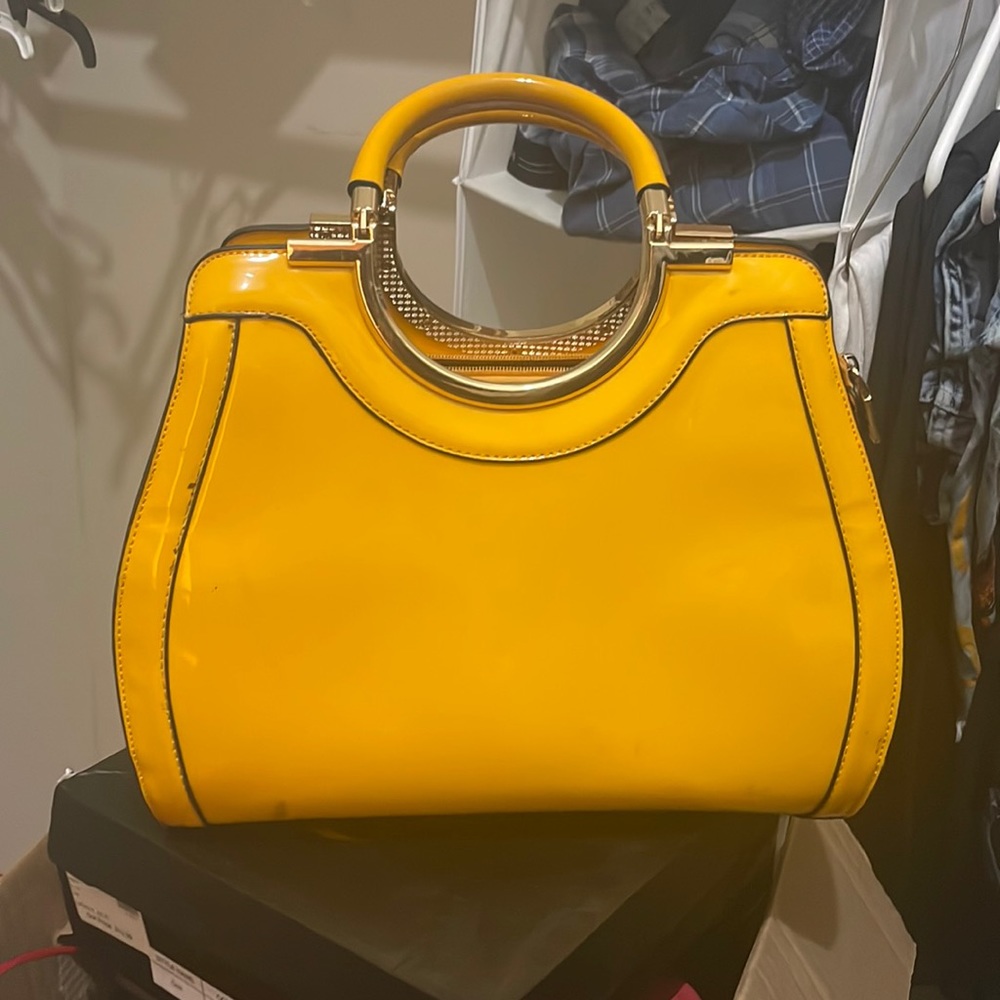 Yellow purse